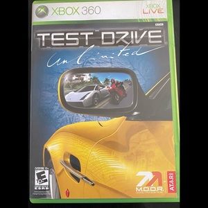 Test drive racing game. Xbox 360